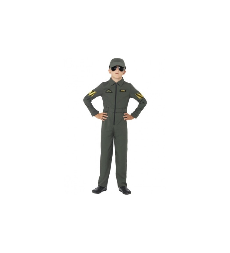 Dětský chlapecký kostým - Vojenský letec