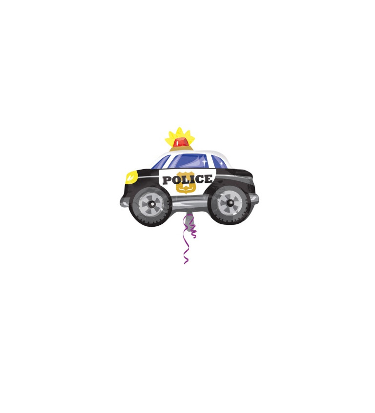 Fóliový balónek Policejní auto