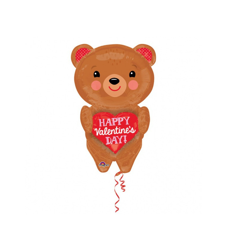 Balónek - Medvídek se srdcem 