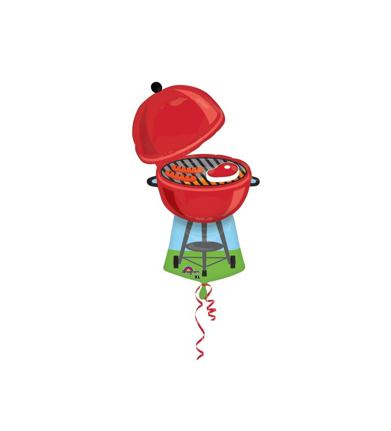Balónek - červený grill