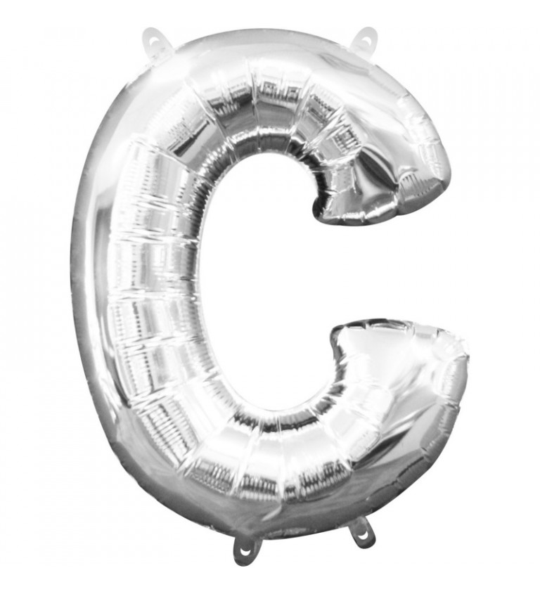 Stříbrný mini balónek C