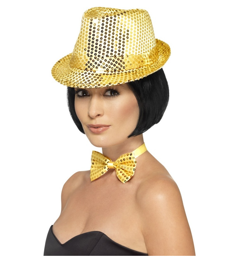 Zlatý disco klobouček