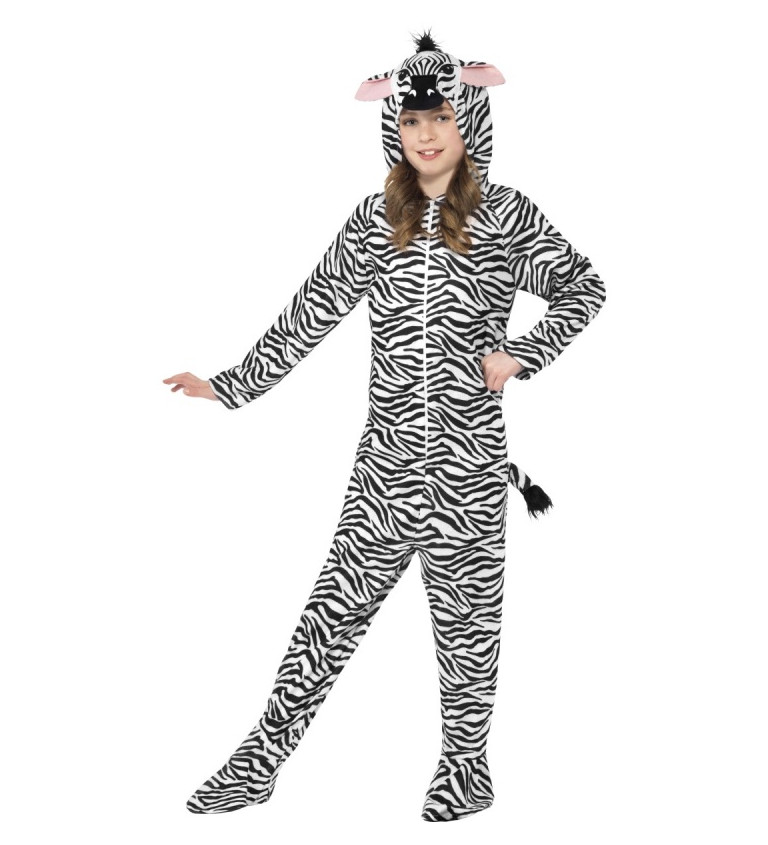 Dětský dívčí kostým - Zebra