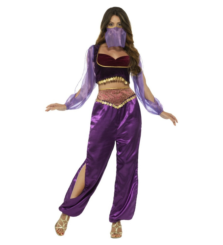 Kostým Tanečnice - fialová barva