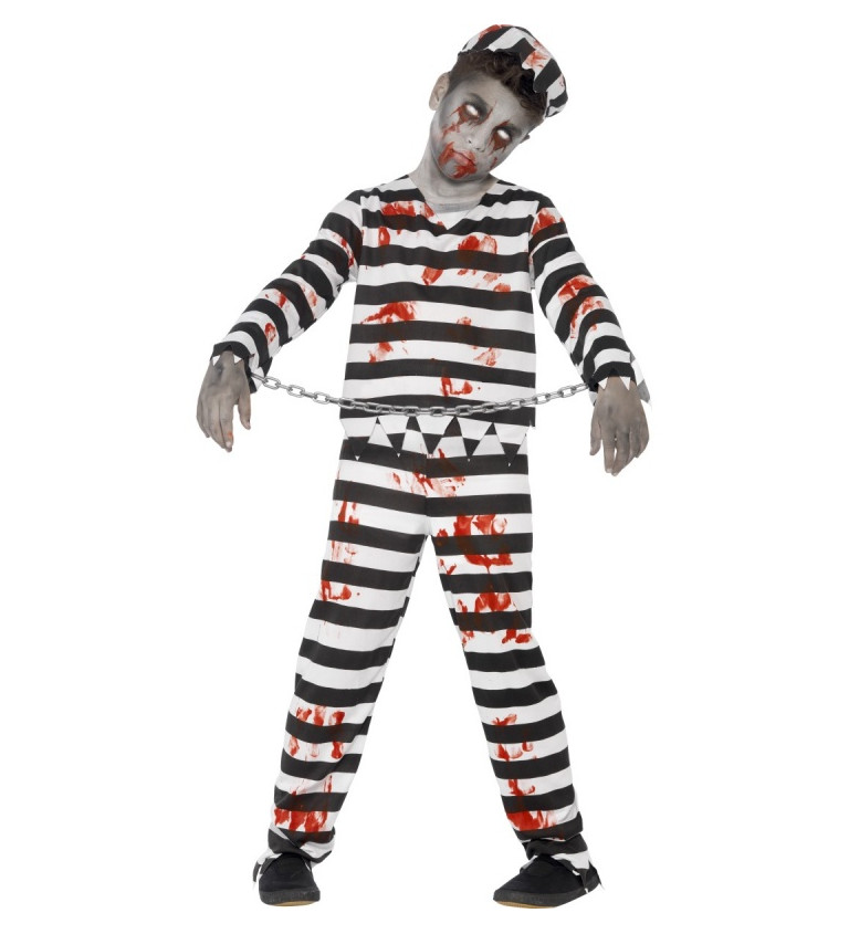 Dětský zombie kostým - vězeň
