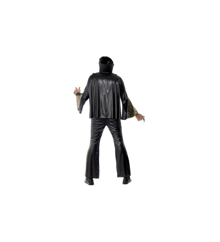 Kostým - Elvis, model černo-zlatý