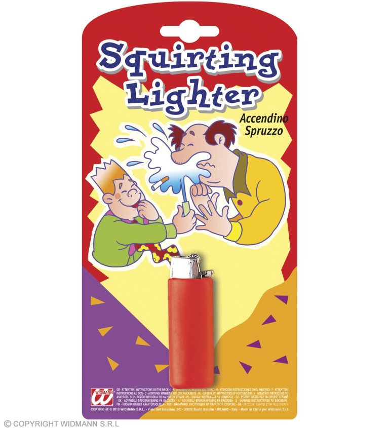 Squirting lighter