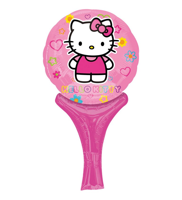 Fóliový balónek Hello Kitty - lízátko