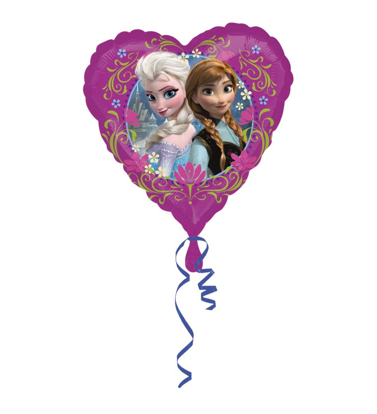 Balónek Frozen srdce