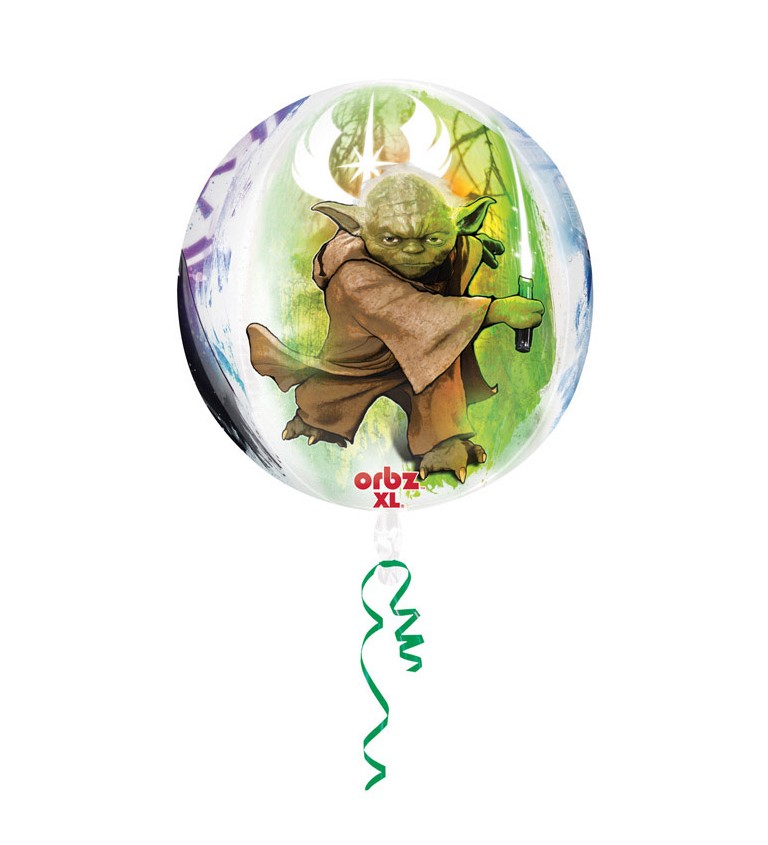 Fóliový balónek Yoda - kulatý XL
