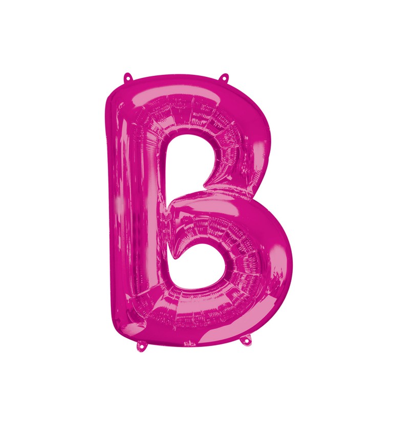 Balónek písmeno B - Růžové