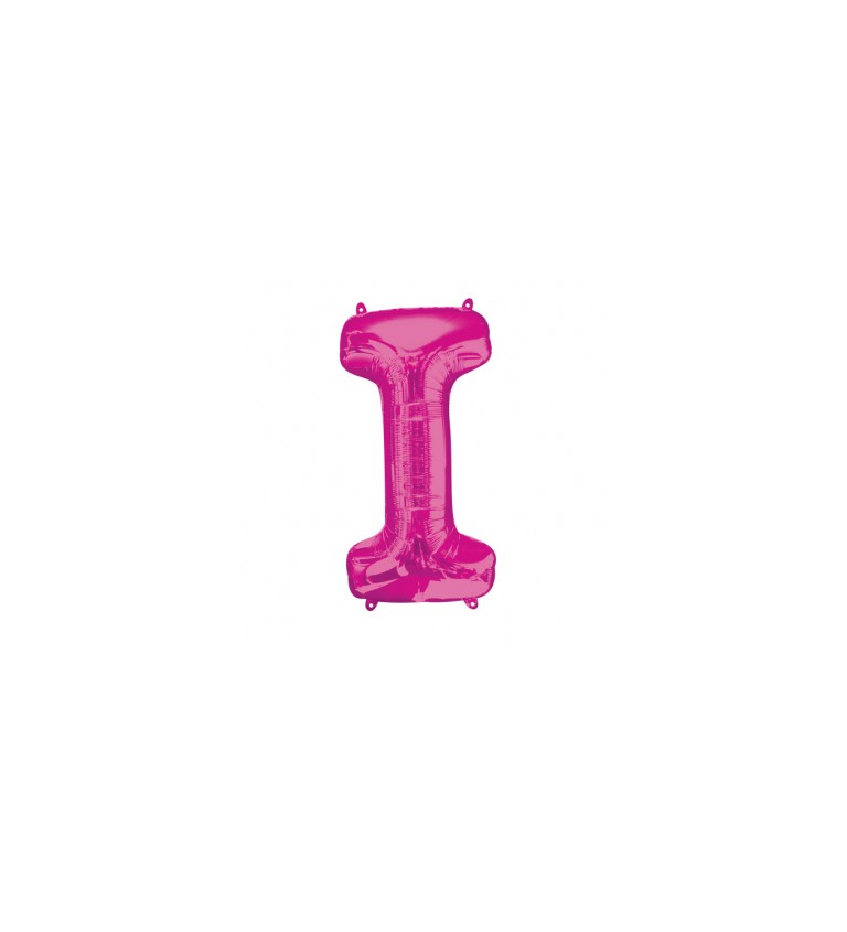 Balónek písmeno I - Růžové