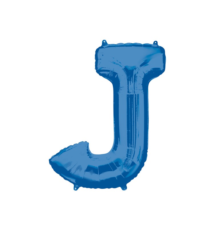 Balónek písmeno J - Modré