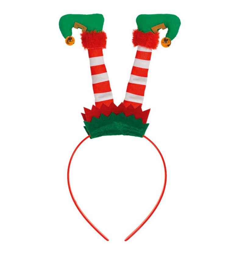 Vánoční čelenka - elf