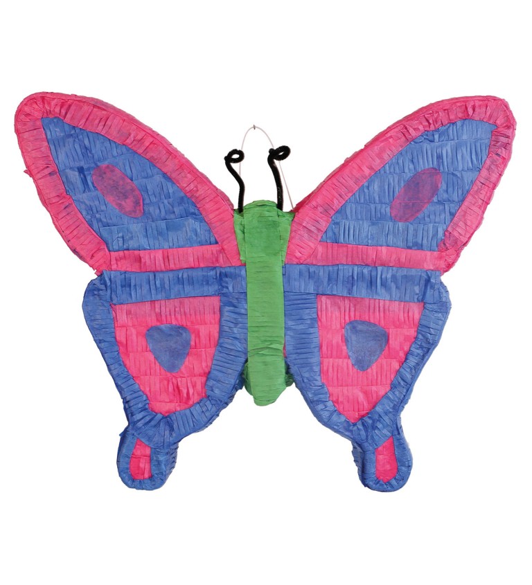 Piňata - papírový motýlek