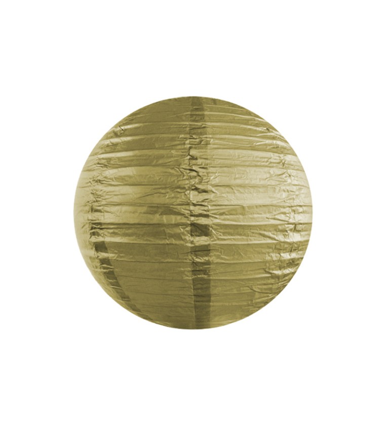 Zlatý lampión - 25 cm