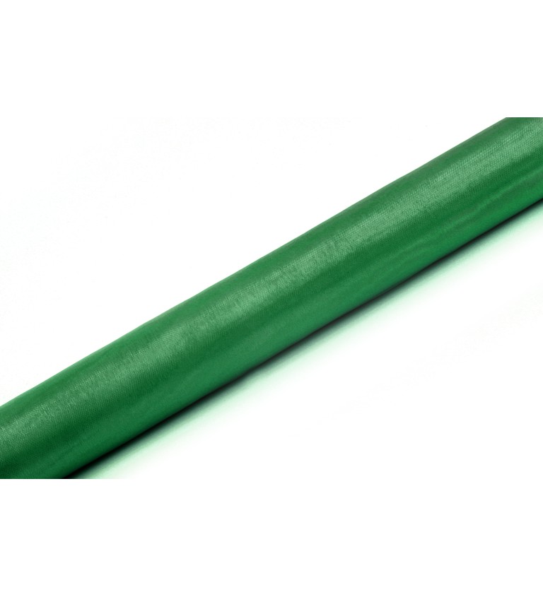 Organza - smaragdově zelená