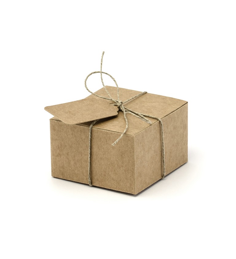 Kartonová dárková krabička - se jmenovkou