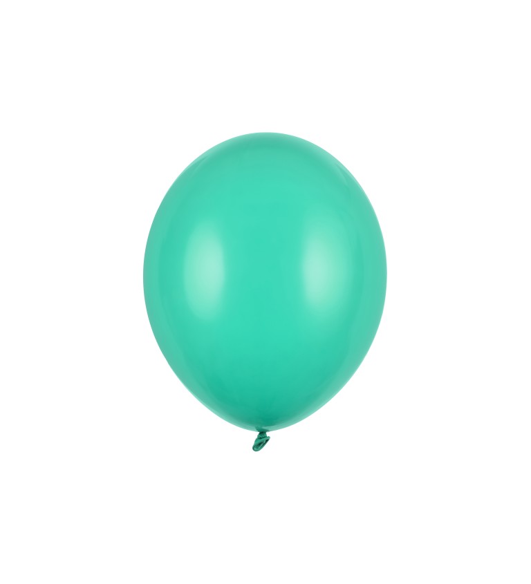 Balónek pastelový - akvamarínový - 10 ks