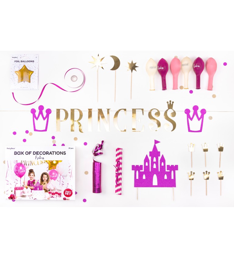 Narozeninový set- princezna