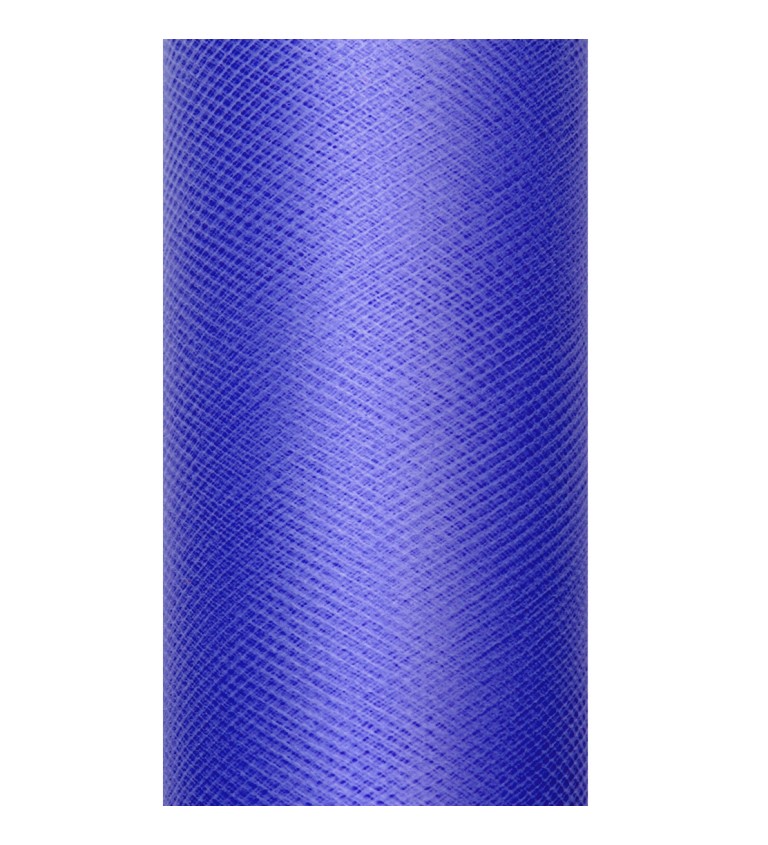 Jednobarevný tmavě modrý tyl - 0,15 m