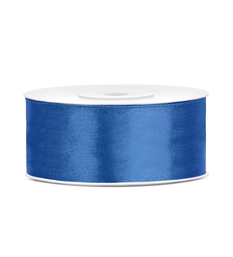 Saténová stuha 25 mm royal modrá