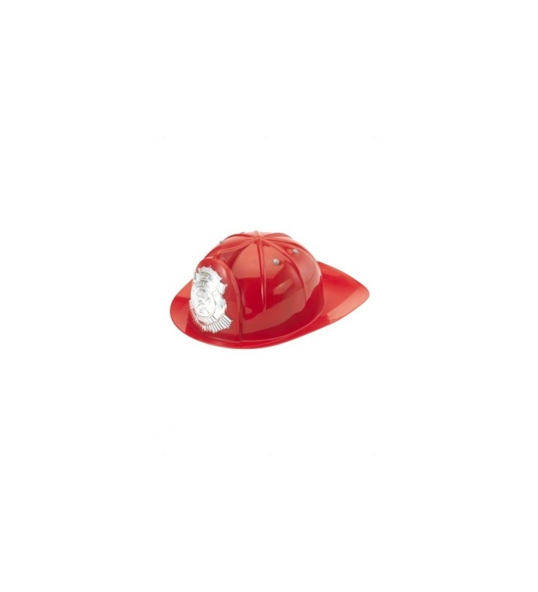 Hasičská helma dětská - barva červená