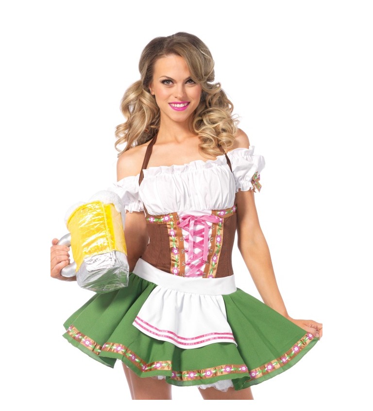 Oktoberfest - dámský kostým, zelený