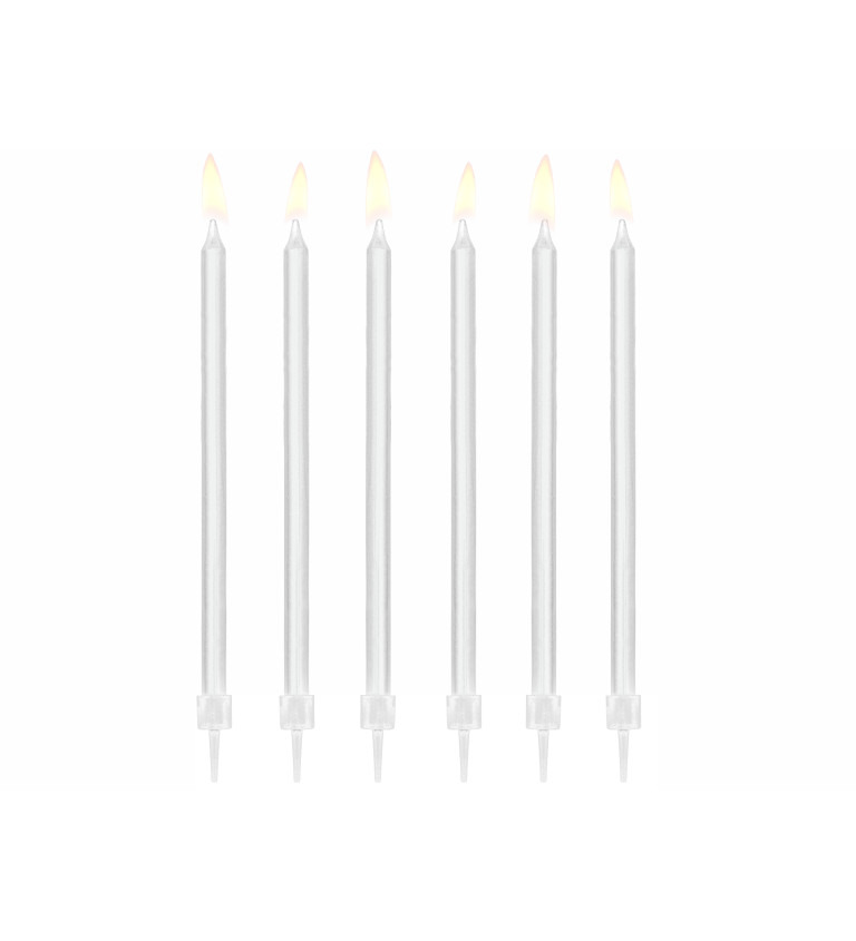 Svíčky dlouhé - bílé