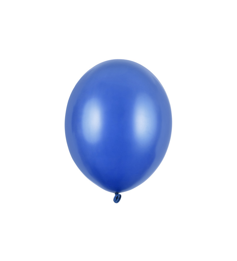 Balónky - metallic modrá 10 ks