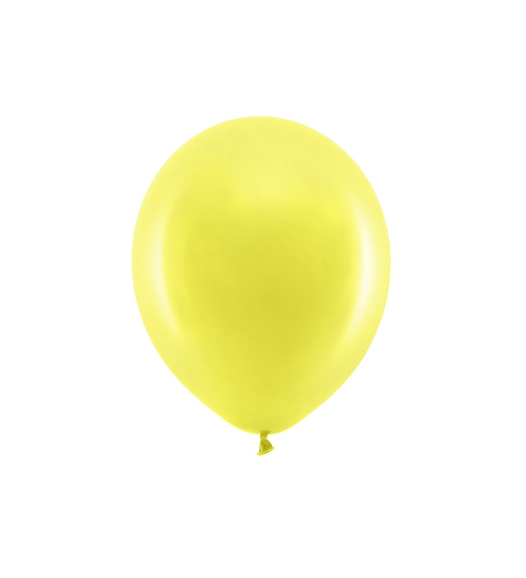 Balonek ve žluté barvě