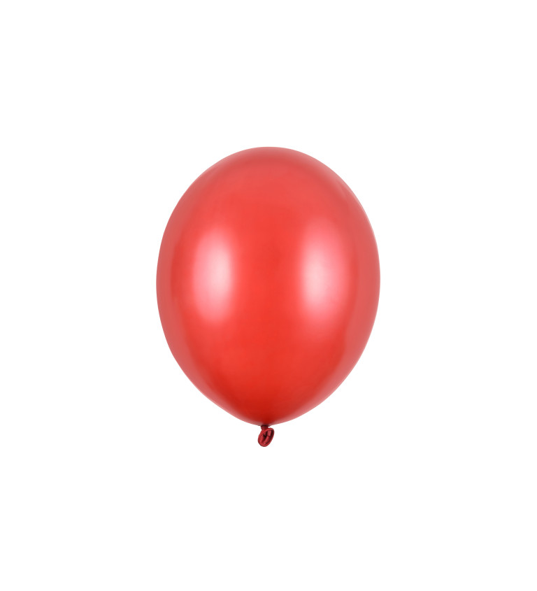 Latexové balóny - metalicky červené