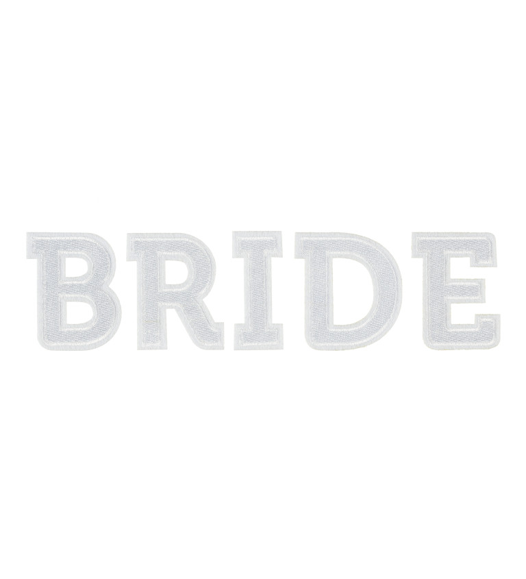 Nažehlovací písmena- Bride