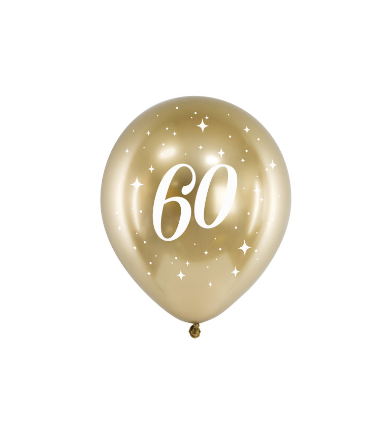 Balonek zlatý číslo 60