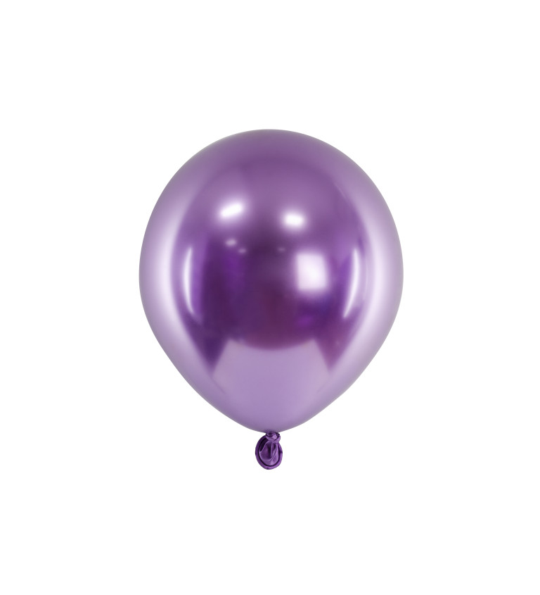 Balónky - metallic fialová 50ks