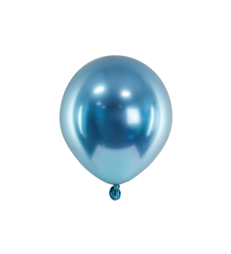 Balónky - metallic modrá 50ks