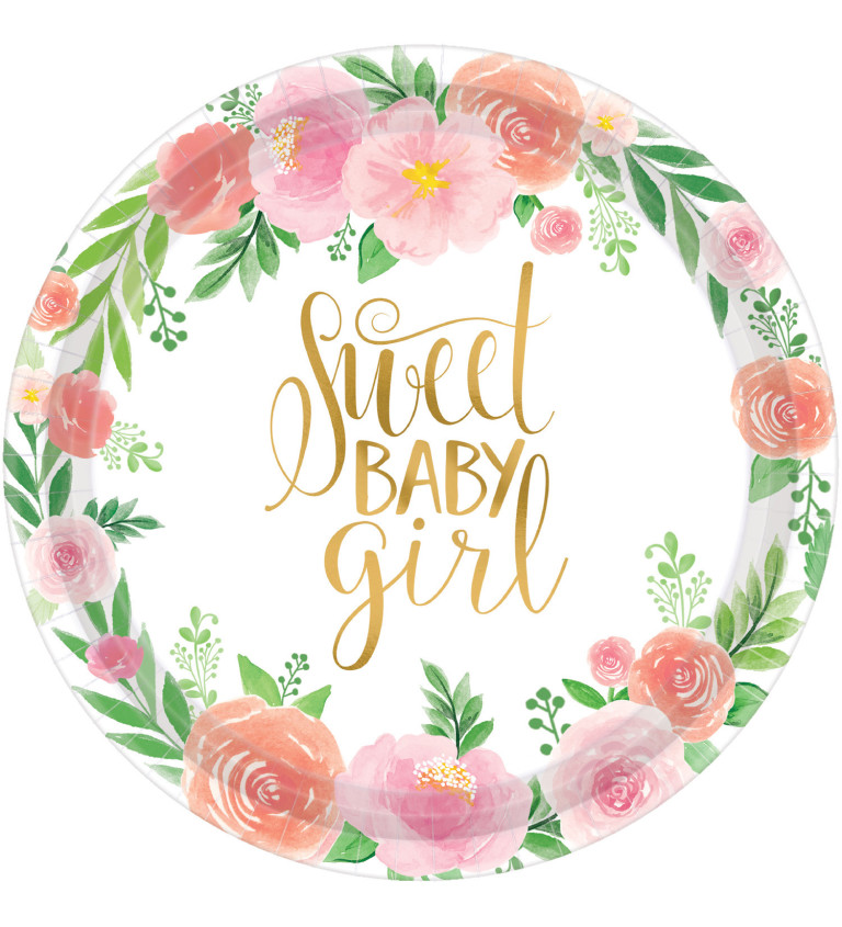 Talířek - Sweet Baby girl