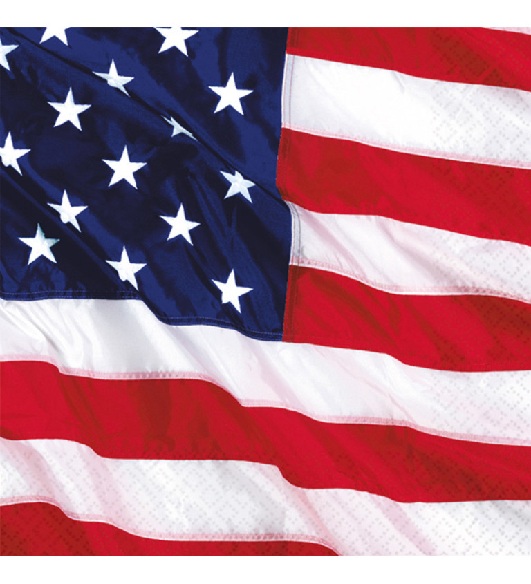 Ubrousky - Americká vlajka