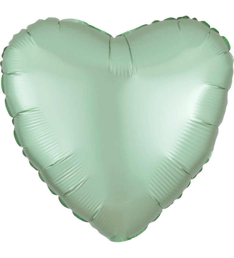 Balónek - zelené srdce