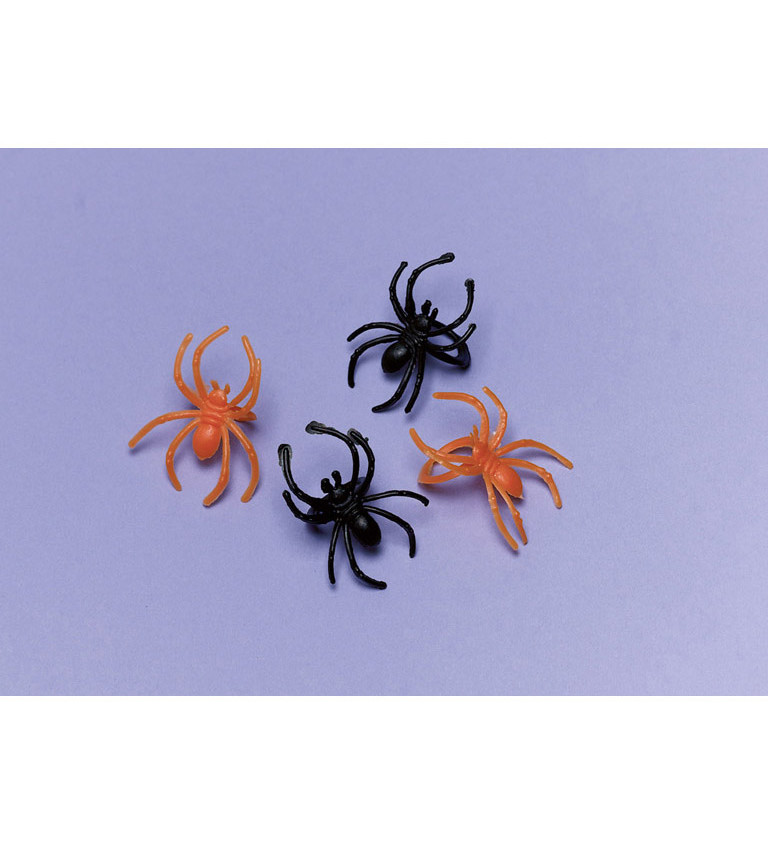 Pavouci - černá, oranžová