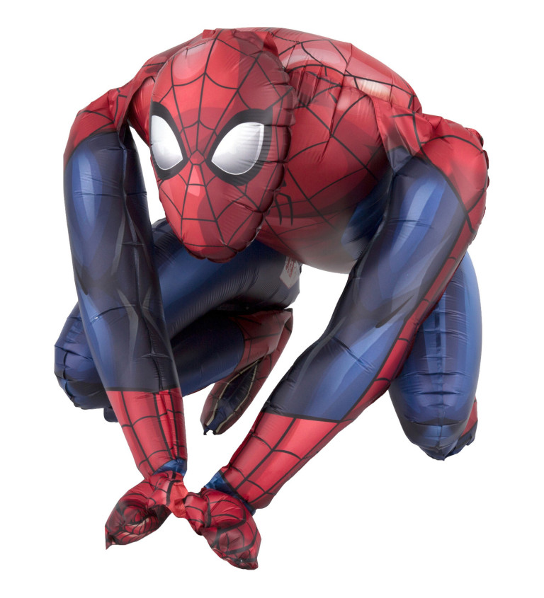 Balónek - Sitting Spider-Man