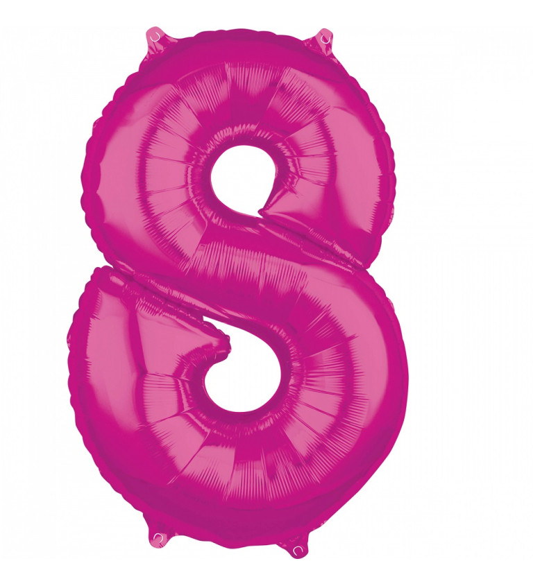 Balónek 8 - růžový