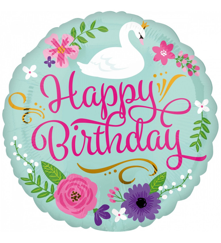 Foliový balonek- Happy Birthday