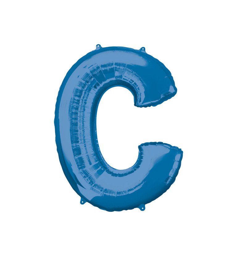 Balónek písmeno C - Modré