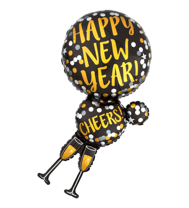 Happy New Year - balónek