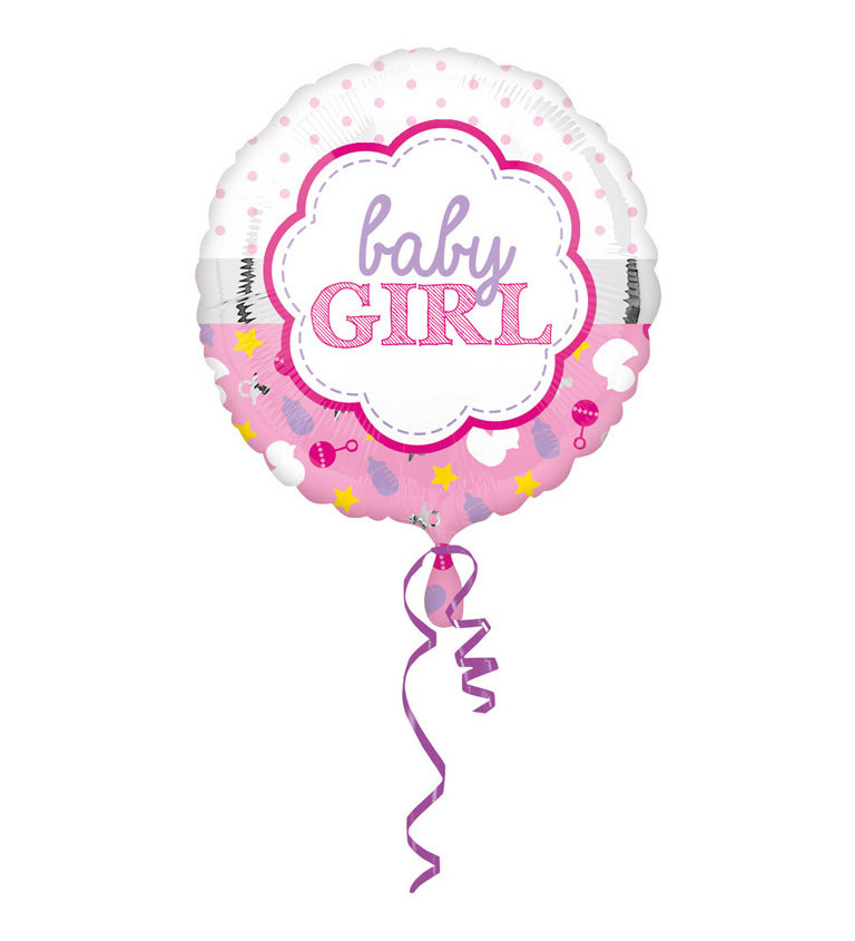 Balónek- Baby girl