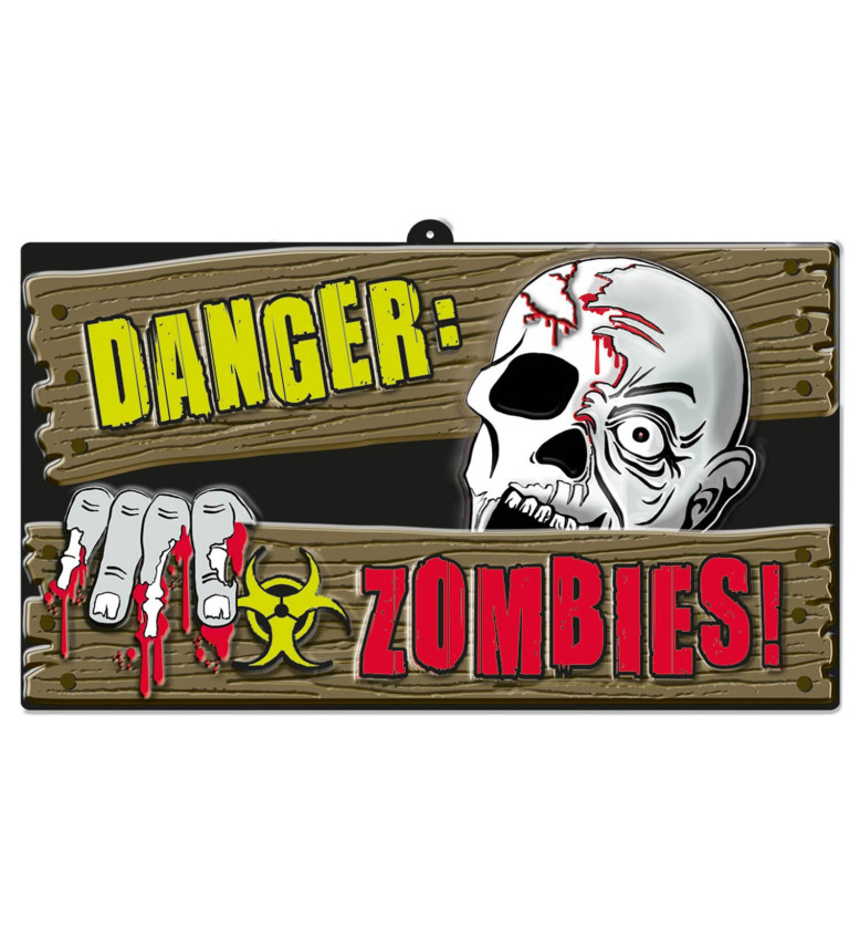 Cedule - Danger zombies