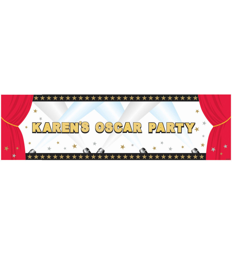 Banner - Oscar party