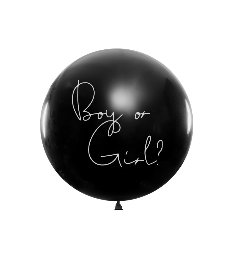 Černý balónek - Odhalení pohlaví