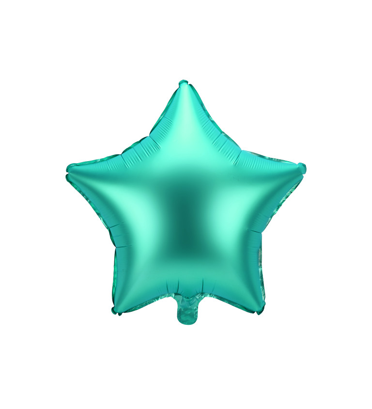 Hvězda zelená balónek
